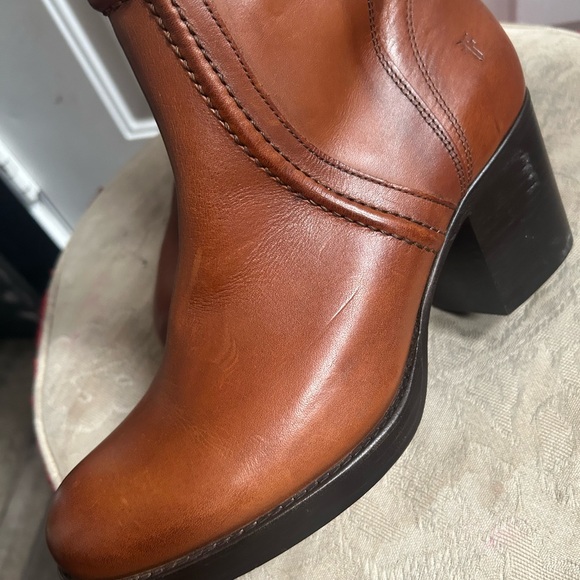 new Frye Women's Jean Tall Pull On Extended Wide Calf Boot FR40672WC CARA Sz 9 - Picture 9 of 16